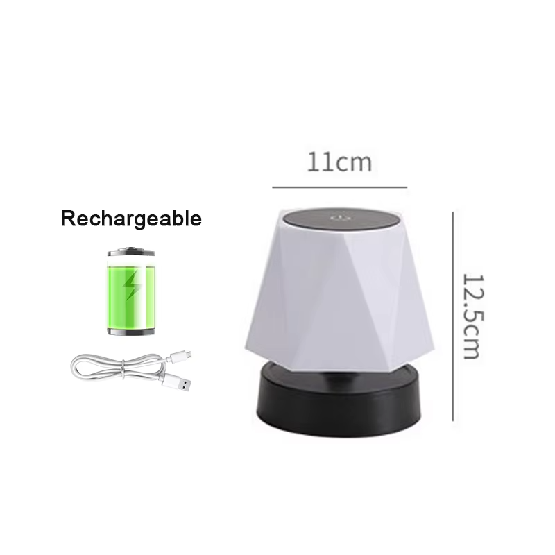 Led Table Lamp Rechargeable With Adjustable Height Portable Wireless Touch Desktop Night Light For Bedroom Desk  Reading Lamp