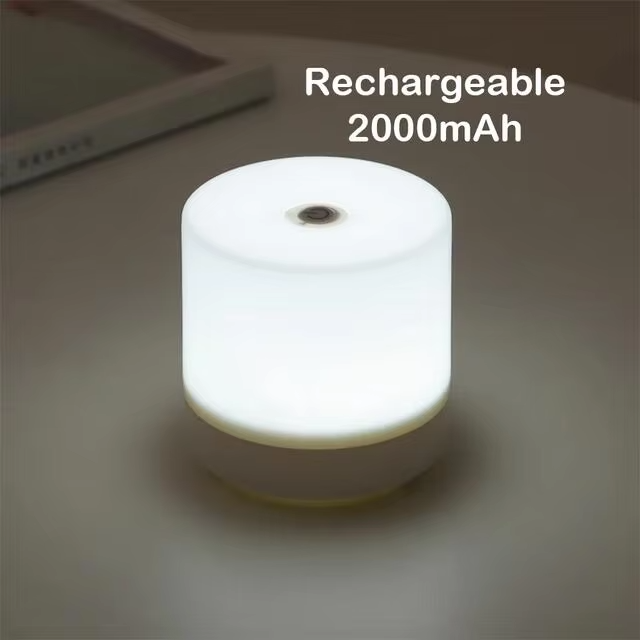 Touch Rechargeable LED Bedside Lamp 3 Colors USB Stepless Dimming Night Light Eye Protection For Bedroom Reading Table Lamp