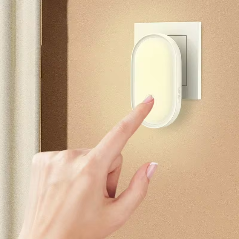 LED Night Light US/EU Plug Wall Lamp Light Control Induction Energy Saving  Eye Protection  Home Bedroom Reading Night Lights
