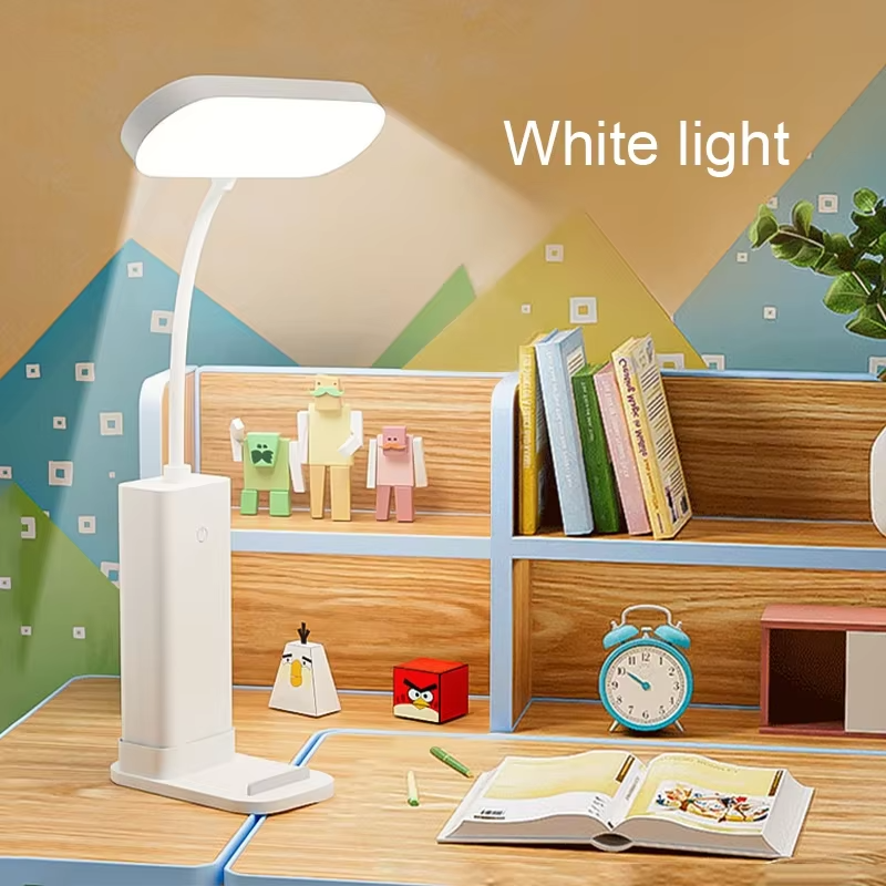 LED Desk Lamp 3 Levels Dimmable Touch Night Light USB Plug in Eye Protection Foldable Bedroom Bedside Desktop Office Table Lamps